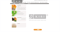 Desktop Screenshot of kiriskincare.co.nz